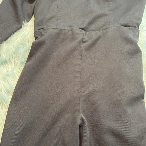 Reformation One Shoulder Black Jumpsuit sz 6 - Picture 6 of 11